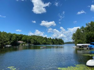 A lake in the Adirondack Mountains, NY