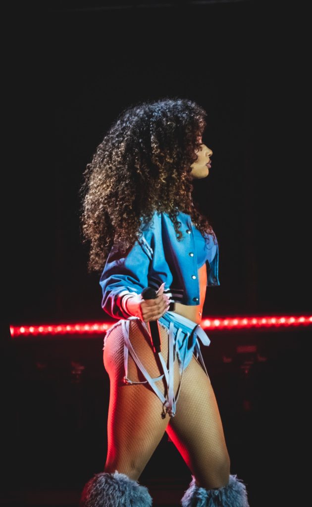 Music mega-star Megan Thee Stallion performs at BottleRock’s Verizon Stage, showing off impressive dance moves and delivering pitch-perfect vocals. Photographed by Cathryn Kuczynski/BruinLife