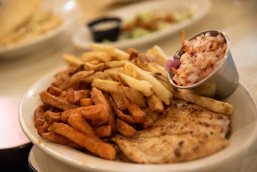 Felix's well seasoned chicken is presented, cooked with enough balance to preserve its tenderness. Photographed by Finn Martin/BruinLife.
