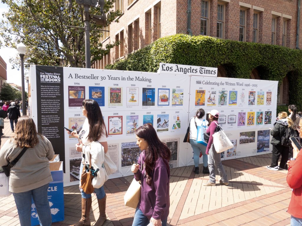 For thirty straight years the Festival of the Books has celebrated the written word -- for the first fourteen of those years the Festival was held at UCLA before being stolen by the Trojans. Photographed by Finn Martin/BruinLife.