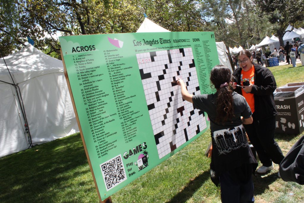 When people say they need a bigger hint on a crossword, this is not what they meant. Photo by Gavin Meichelbock.