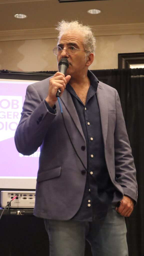 Jacob Krueger demythologizes the three act structure. Photo courtesy of Austin Film Festival.