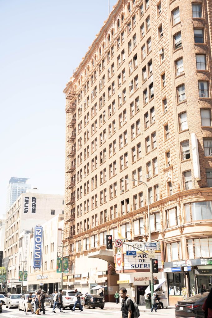 From a live theatre in the 1920s to a Spanish-language film venue in the 1960s to a church in the early 2000s, the life of the State Theatre is a common one for many Broadway theatres in Los Angeles. But a century later, there is active discussion of converting the building back to a theatre, with restoration endeavors delayed only by the pandemic. Photographed by Julia Gu/BruinLife.
