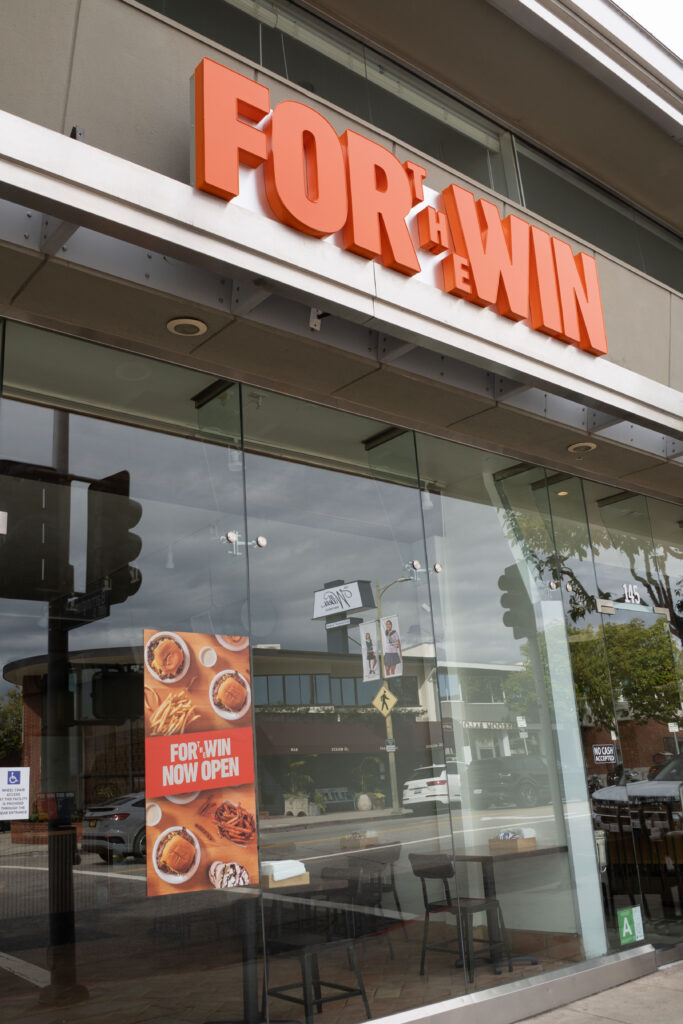 The new For the Win location in Brentwood, now open. Photographed by Aamani Maddukuri/BruinLife.