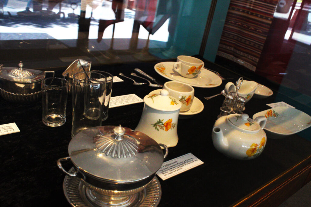 Now that's some fine china. Photo by Gavin Meichelbock/BruinLife.