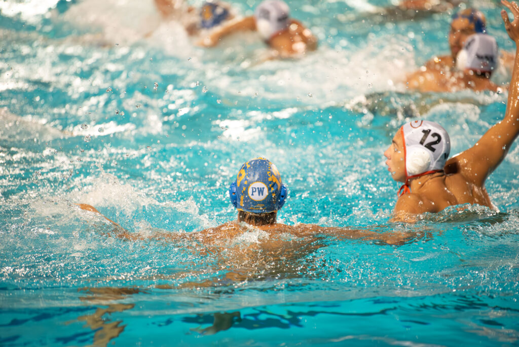 Ben Liechty, 13, waits for the ball. The team coordinates effectively to ensure a goal. Photographed by Janwayne Orme/Bruin Life.