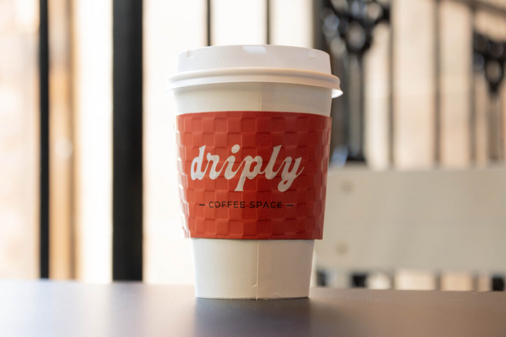 A freshly-prepared drip coffee from Driply Coffee Space. Photographed by Aamani Maddukuri/BruinLife.