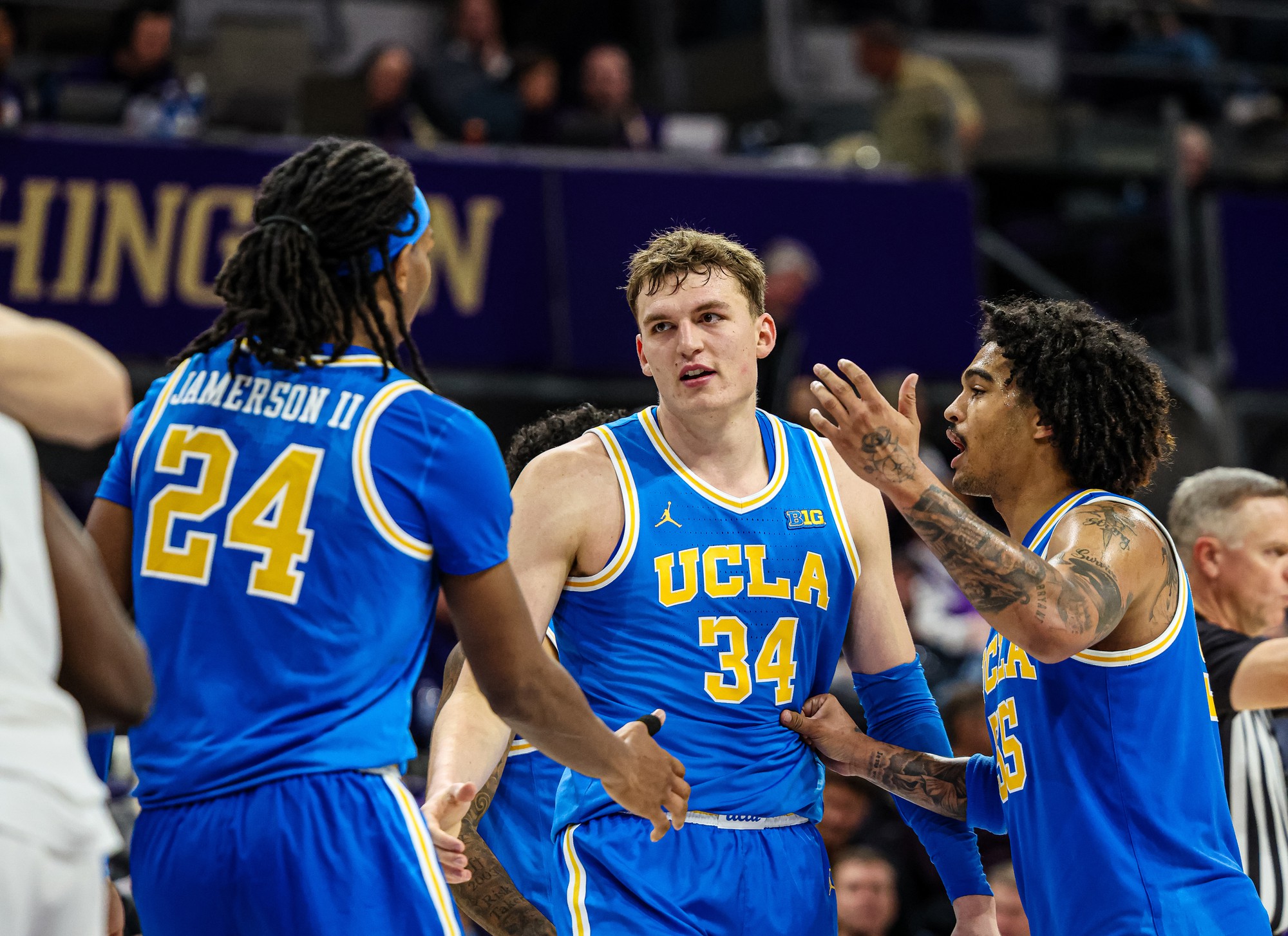 UCLA mens basketball survives Washington’s late rally with 82–80 win ...