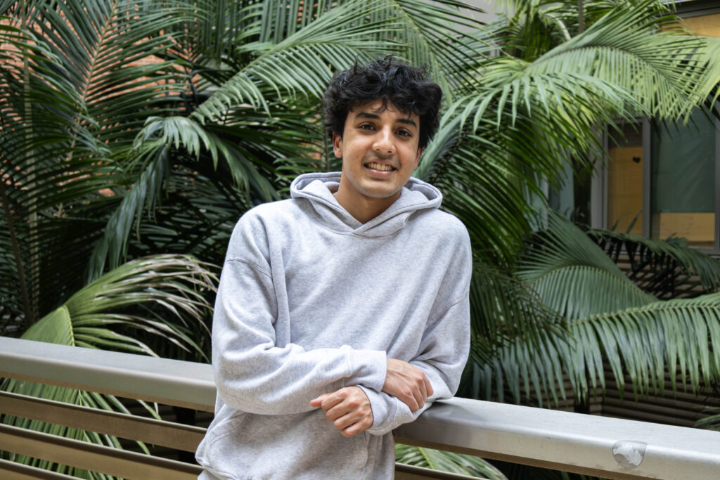 Royyuru communicates enthusiasm towards the future of Sync, particularly supported by an environment that encourages entrepreneurship as much as UCLA does. Photographed by Julia Gu/BruinLife.