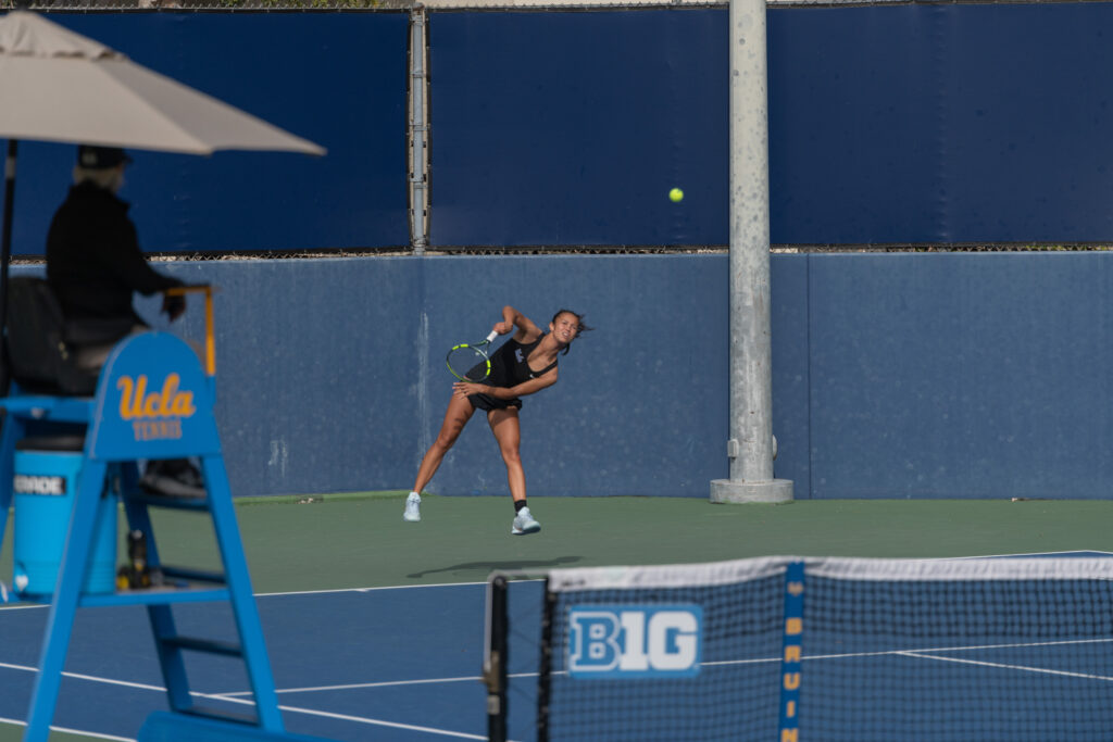 Regan Rhodes No.19 UCLA women’s tennis secures the win, 6-1, over USD – BruinLife