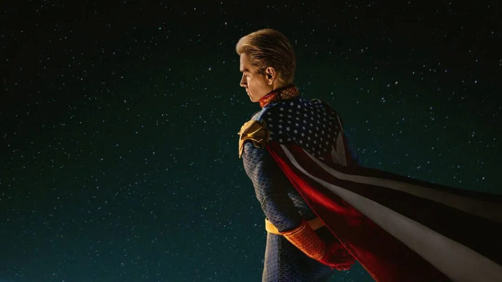 The Boys (2019) returns April 8 for its final season, where Billy Butcher takes one last shot at Homelander. Image via Amazon MGM Studios.